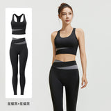 High-waisted tummy control fitness set